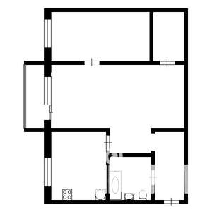 2-к квартира, вторичка, 46м2, 5/9 этаж
