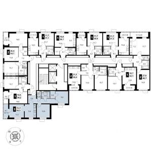 3-к квартира, вторичка, 61м2, 2/17 этаж