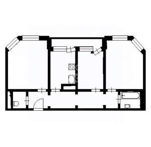 3-к квартира, вторичка, 84м2, 15/17 этаж