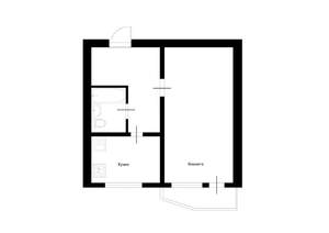1-к квартира, вторичка, 38м2, 2/17 этаж