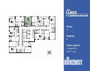 Студия квартира, вторичка, 22м2, 3/16 этаж