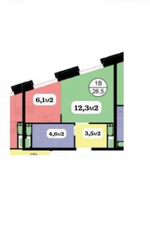 Студия квартира, вторичка, 27м2, 2/25 этаж