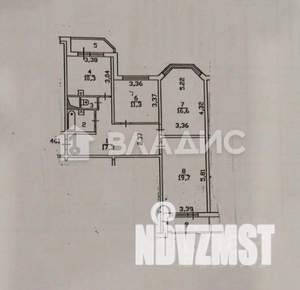 3-к квартира, вторичка, 80м2, 7/25 этаж