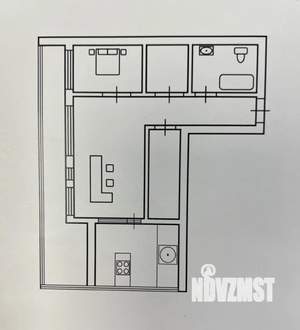 2-к квартира, вторичка, 72м2, 7/7 этаж