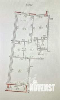 2-к квартира, вторичка, 65м2, 3/25 этаж