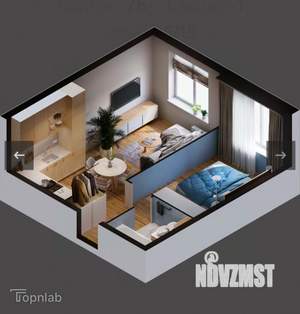 2-к квартира, вторичка, 38м2, 3/15 этаж