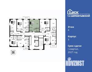 Студия квартира, вторичка, 30м2, 4/16 этаж