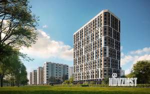 1-к квартира, строящийся дом, 33м2, 17/21 этаж