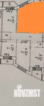 3-к квартира, вторичка, 84м2, 12/16 этаж