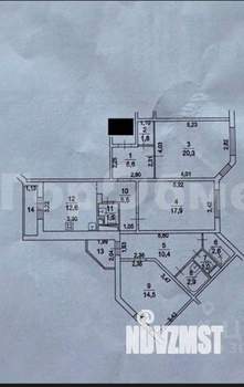 3-к квартира, вторичка, 101м2, 7/17 этаж