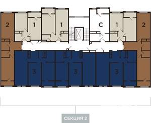 3-к квартира, вторичка, 61м2, 8/8 этаж