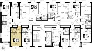 Студия квартира, вторичка, 22м2, 4/17 этаж