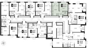 1-к квартира, вторичка, 33м2, 10/17 этаж