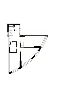 3-к квартира, вторичка, 66м2, 27/42 этаж