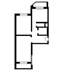 2-к квартира, вторичка, 60м2, 9/25 этаж