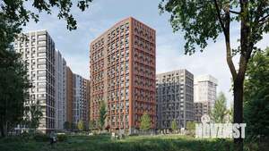 2-к квартира, строящийся дом, 58м2, 11/17 этаж