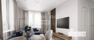 3-к квартира, строящийся дом, 52м2, 2/12 этаж