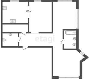 3-к квартира, вторичка, 95м2, 3/4 этаж