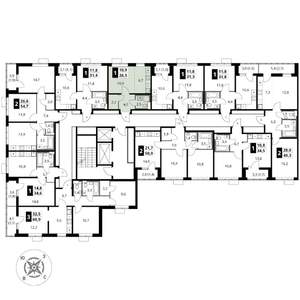 Студия квартира, вторичка, 27м2, 13/17 этаж