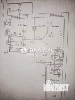2-к квартира, вторичка, 62м2, 2/17 этаж
