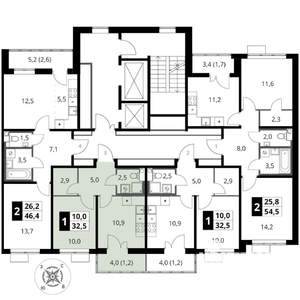 1-к квартира, вторичка, 33м2, 13/16 этаж