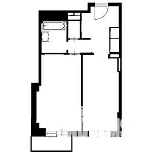 1-к квартира, вторичка, 52м2, 29/29 этаж