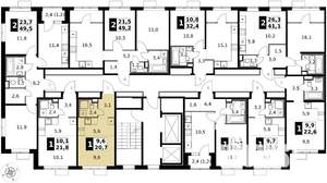 Студия квартира, вторичка, 21м2, 4/17 этаж
