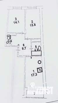 2-к квартира, вторичка, 69м2, 20/25 этаж
