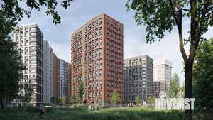 2-к квартира, строящийся дом, 58м2, 4/17 этаж