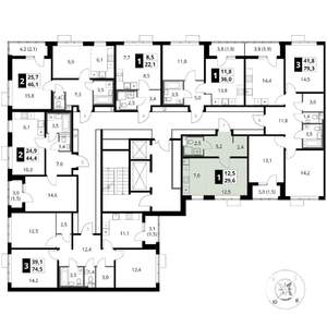 Студия квартира, вторичка, 30м2, 15/16 этаж