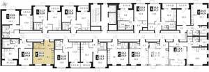 1-к квартира, вторичка, 26м2, 17/17 этаж