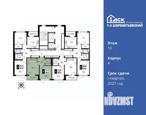 1-к квартира, вторичка, 38м2, 10/16 этаж