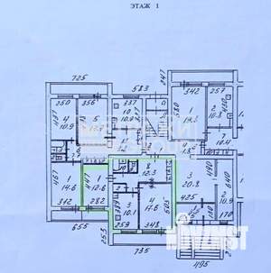 2-к квартира, вторичка, 58м2, 1/3 этаж