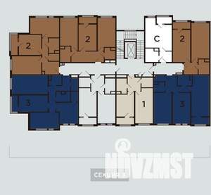 2-к квартира, вторичка, 55м2, 7/8 этаж