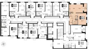 2-к квартира, вторичка, 49м2, 10/17 этаж