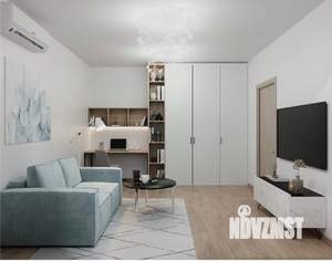 1-к квартира, сданный дом, 38м2, 8/17 этаж