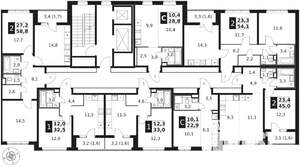1-к квартира, вторичка, 33м2, 2/17 этаж
