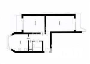 2-к квартира, вторичка, 60м2, 8/17 этаж