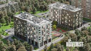 3-к квартира, строящийся дом, 61м2, 2/8 этаж