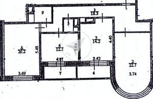 3-к квартира, вторичка, 96м2, 12/26 этаж