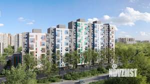 1-к квартира, вторичка, 39м2, 12/17 этаж