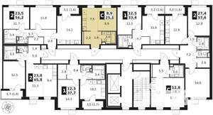 Студия квартира, вторичка, 25м2, 9/17 этаж