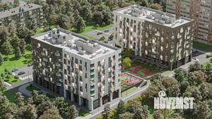 1-к квартира, строящийся дом, 35м2, 7/8 этаж