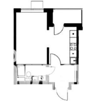 1-к квартира, вторичка, 30м2, 8/16 этаж