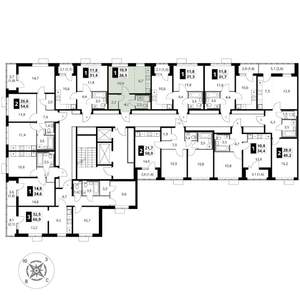 Студия квартира, вторичка, 27м2, 14/17 этаж