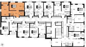 2-к квартира, вторичка, 47м2, 2/17 этаж