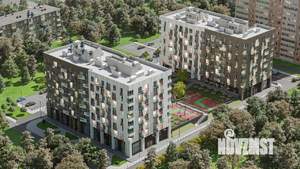 1-к квартира, строящийся дом, 43м2, 7/8 этаж