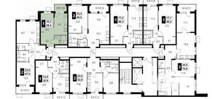 1-к квартира, вторичка, 28м2, 4/17 этаж