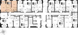 2-к квартира, вторичка, 53м2, 1/17 этаж