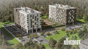 1-к квартира, строящийся дом, 35м2, 8/8 этаж